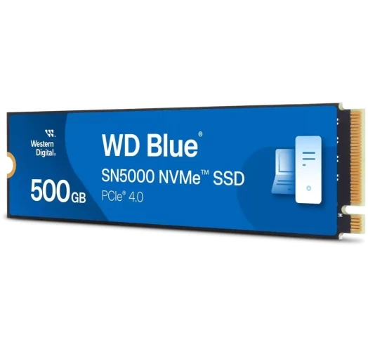 SSD накопитель WD G4 M.2 NVME 500GB BLUE SN5000 WDS500G4B0E - фото 1