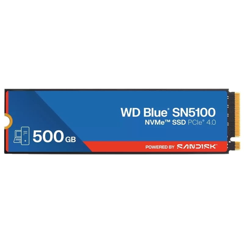 SSD накопичувач WD G4 M.2 NVME 500GB BLU SN5100 WDS500G5B0E
