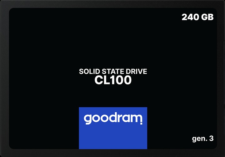 SSD накопичувач Goodram 240GB CL100 GEN.3 2.5" SATAIII 3D TLC (SSDPR-CL100-240-G3)