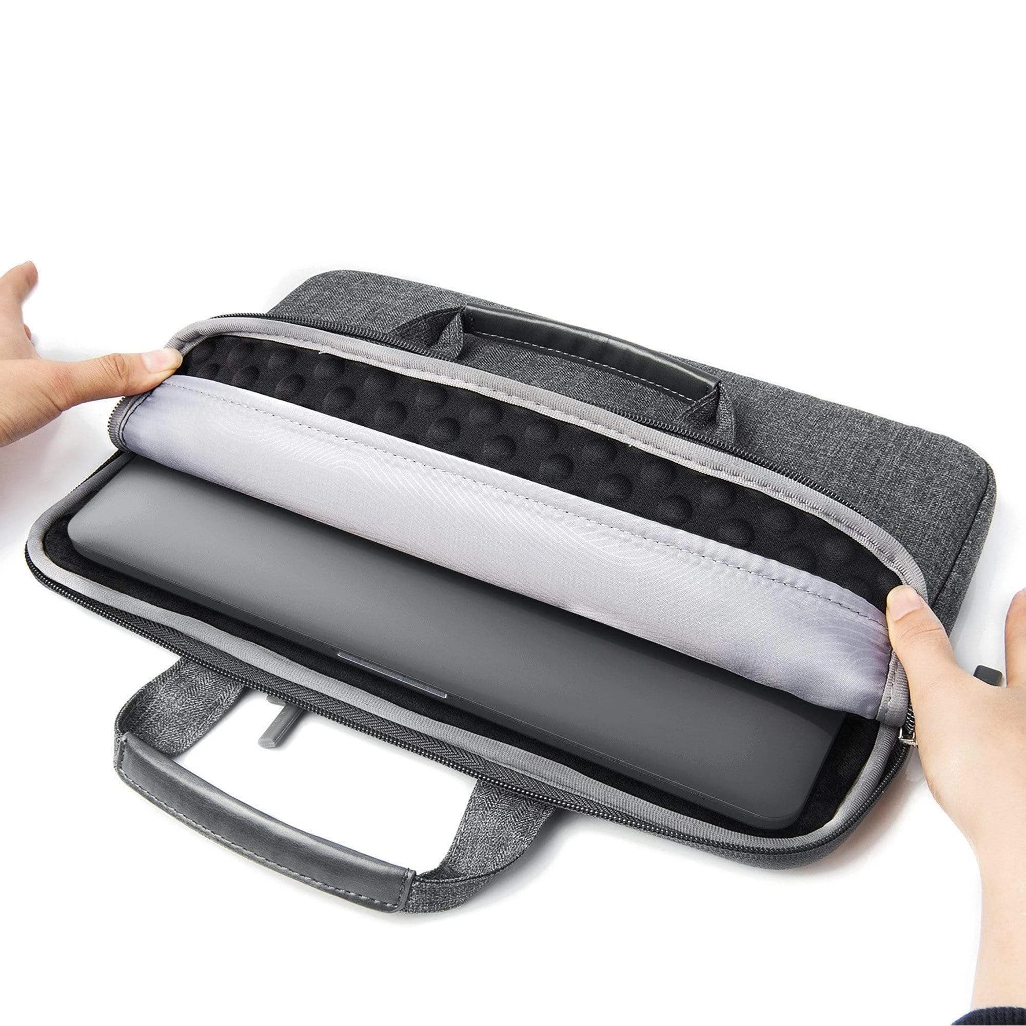 Чохол Satechi Water-Resistant Laptop Carrying Case with Pockets 13" Gray (ST-LTB13) - фото 2