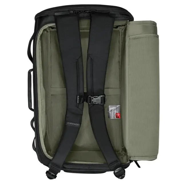 Дорожная сумка-рюкзак Wenger UrbanOne Duffle backpack с отсеком для ноутбука 15.6'' Black (653906) - фото 2 Дорожная сумка-рюкзак Wenger UrbanOne Duffle backpack с отсеком для ноутбука 15.6'' Black (653906) - фото 2
