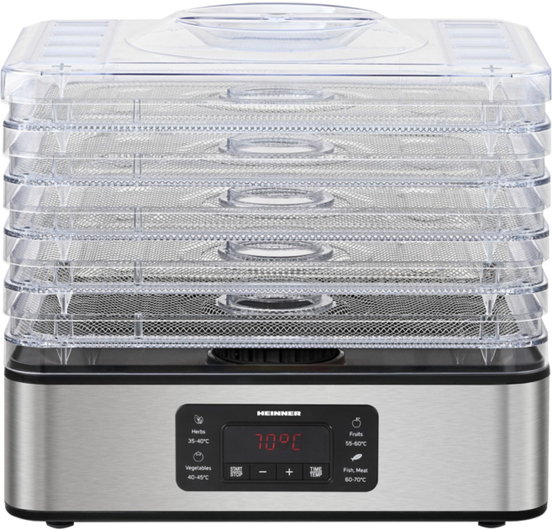 Сушилка для овощей и фруктов HEINNER HFD-K400SS