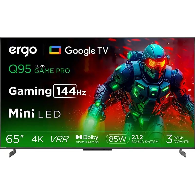 Телевизор ERGO 65MQ95 Game PRO