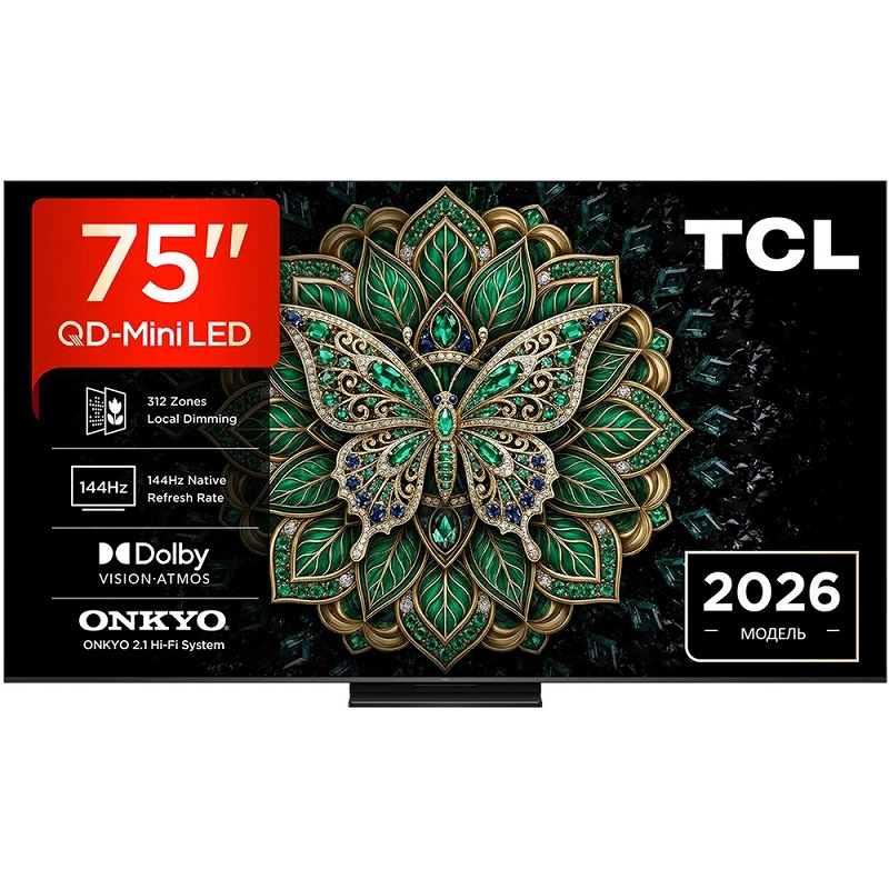 Телевизор TCL 75C6K Pro Europe