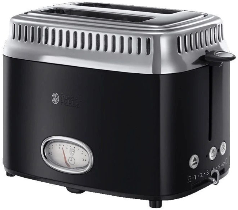 Тостер Russell Hobbs 21681-56 Retro Black Europe