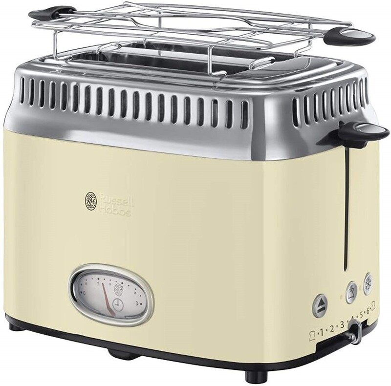 Тостер Russell Hobbs 21682-56 Retro Cream Europe - фото 1
