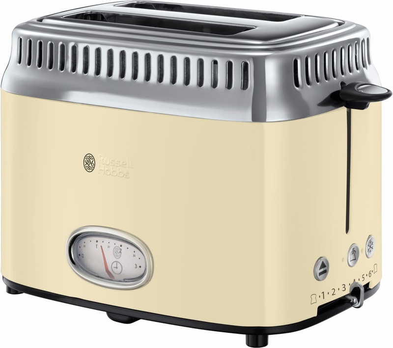 Тостер Russell Hobbs 21682-56 Retro Cream Europe