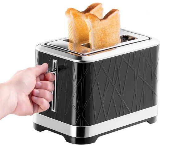 Тостер Russell Hobbs Structure Black 28091-56 - фото 1 Тостер Russell Hobbs Structure Black 28091-56 - фото 1