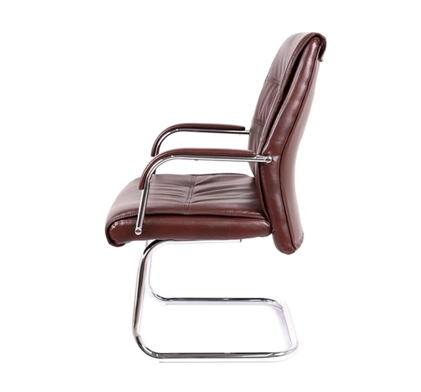 Кресло конференционное АКЛАС Визеу CF Коричневый (PU Dark Brown) (127062) - фото 2
