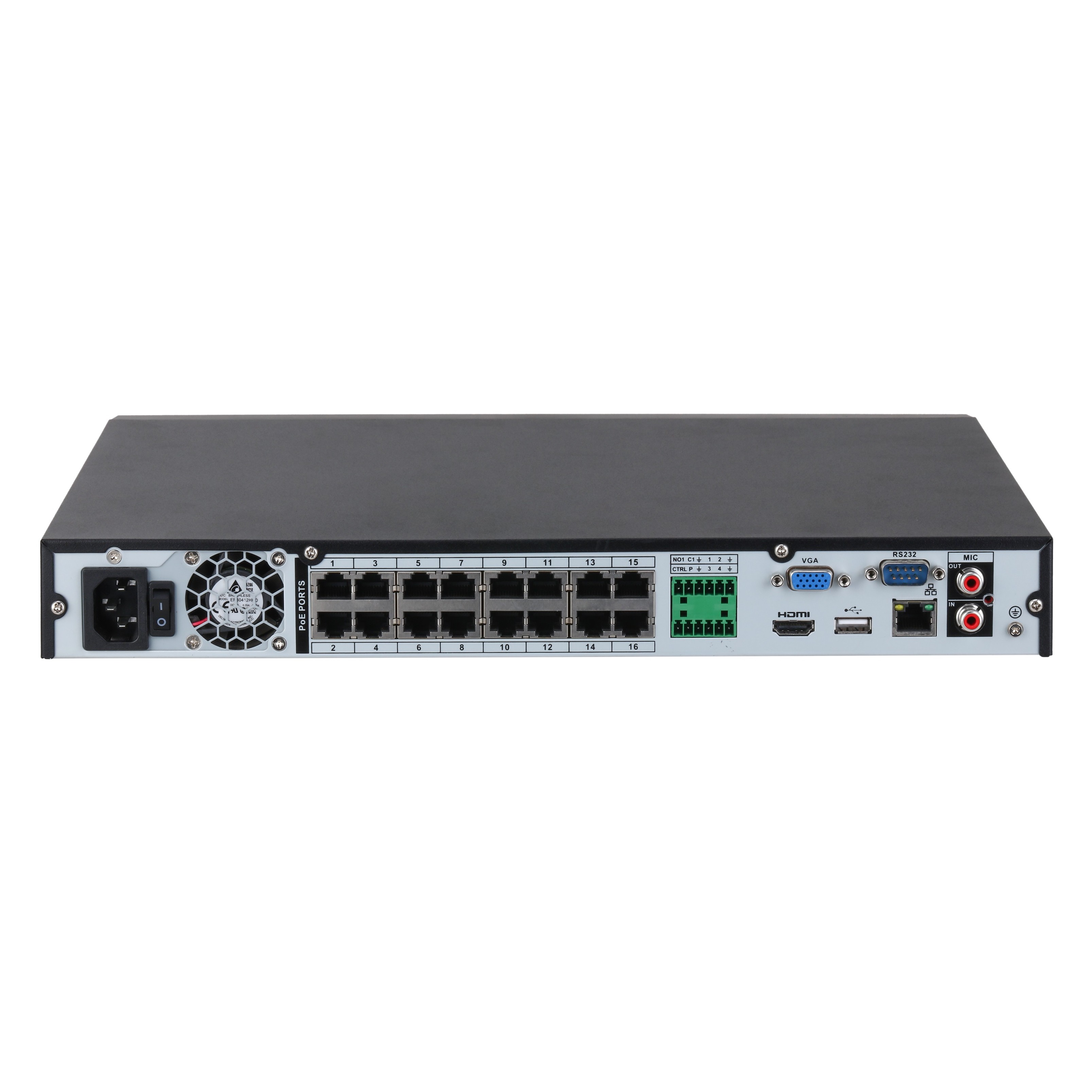 Відеореєстратор Dahua DHI-NVR2216-16P-I2 - фото 2