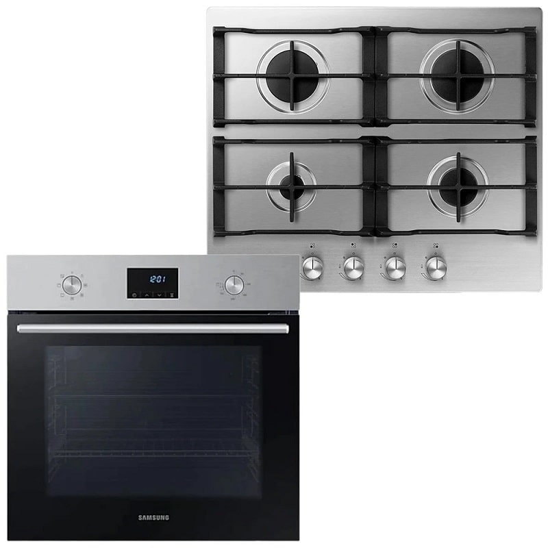 Комплект духова шафа + варильна поверхня Samsung NV68A1110RS/WT + NA64H3010AS/WT