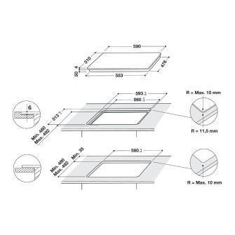 Варильна поверхня електрична Whirlpool WF S7560 NE - фото 3 Варильна поверхня електрична Whirlpool WF S7560 NE - фото 3