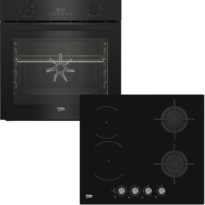 Комплект Духова шафа + Варильна поверхня Beko BBIE17300B + HILM64222S
