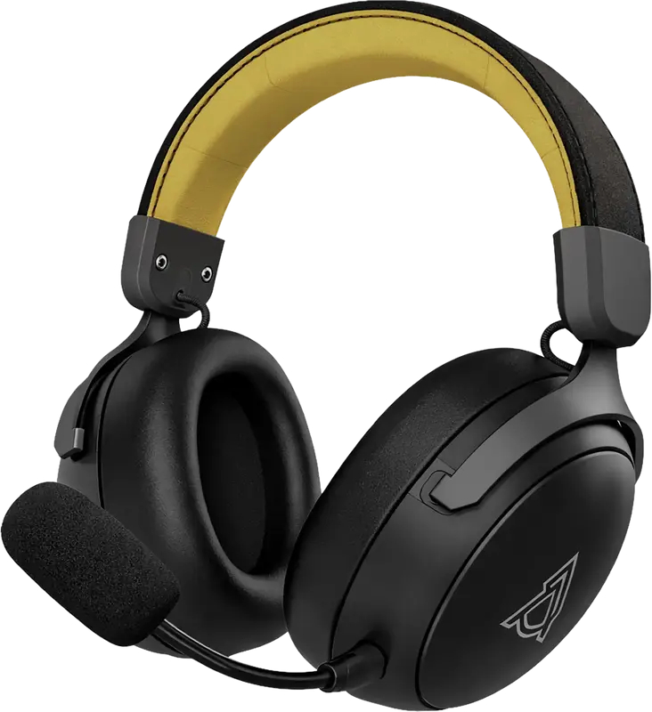 Игровая гарнитура Ajazz AHM08 MAX Black Gray Yellow (AHM08-MAX-BGY)