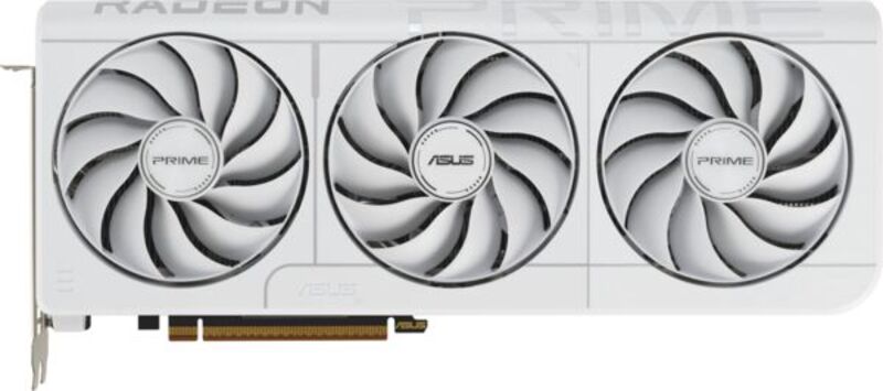 Видеокарта ASUS Radeon RX 9070 XT 16Gb PRIME OC WHITE (PRIME-RX9070XT-O16G-WHITE)