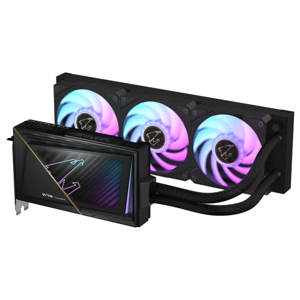 Відеокарта GIGABYTE Nvidia GeForce RTX 5080 AORUS XTREME WATERFORCE 16G (GV-N5080AORUSX W-16GD)