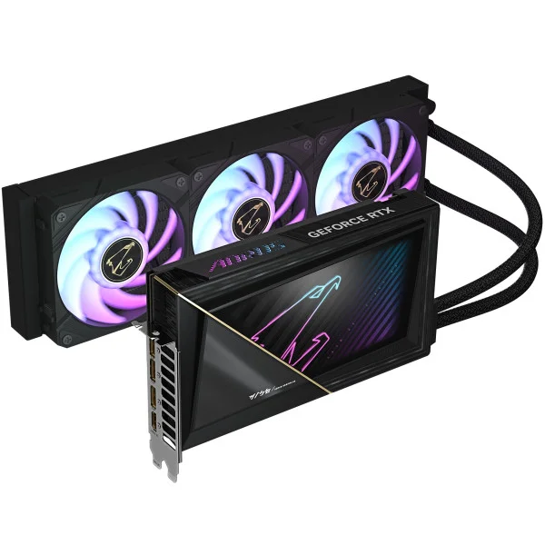 Відеокарта GIGABYTE Nvidia GeForce RTX 5090 AORUS XTREME WATERFORCE 32G (GV-N5090AORUSX W-32GD) - фото 2 Відеокарта GIGABYTE Nvidia GeForce RTX 5090 AORUS XTREME WATERFORCE 32G (GV-N5090AORUSX W-32GD) - фото 2