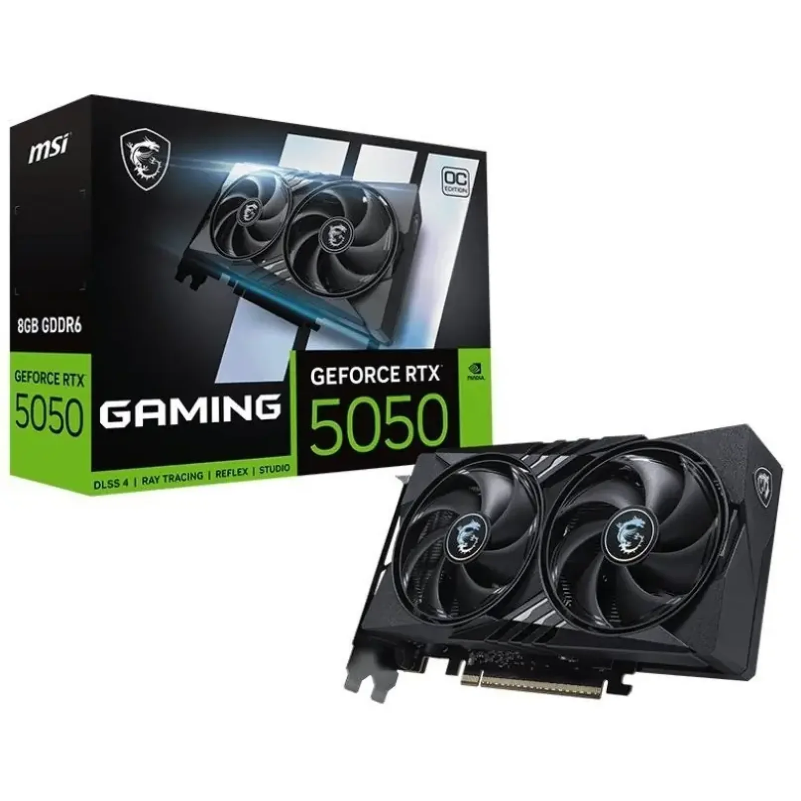 Видеокарта MSI GeForce RTX 5050 8G GAMING OC - фото 2 Видеокарта MSI GeForce RTX 5050 8G GAMING OC - фото 2