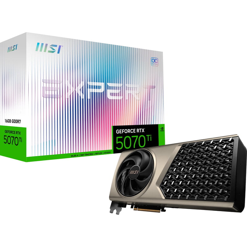 Відеокарта MSI GeForce RTX5070 Ti 16Gb EXPERT OC (RTX 5070 Ti 16G EXPERT OC) - фото 1