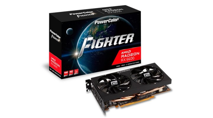 Відеокарта AMD Radeon RX 6600 8GB GDDR6 Fighter PowerColor (AXRX 6600 8GBD6-3DH) - фото 1