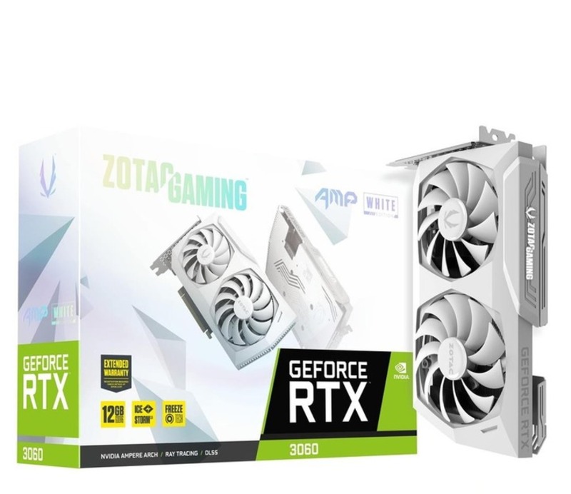 Zotac GAMING GeForce RTX 3060 AMP White Edition (ZT-A30600F-10P) - фото 2