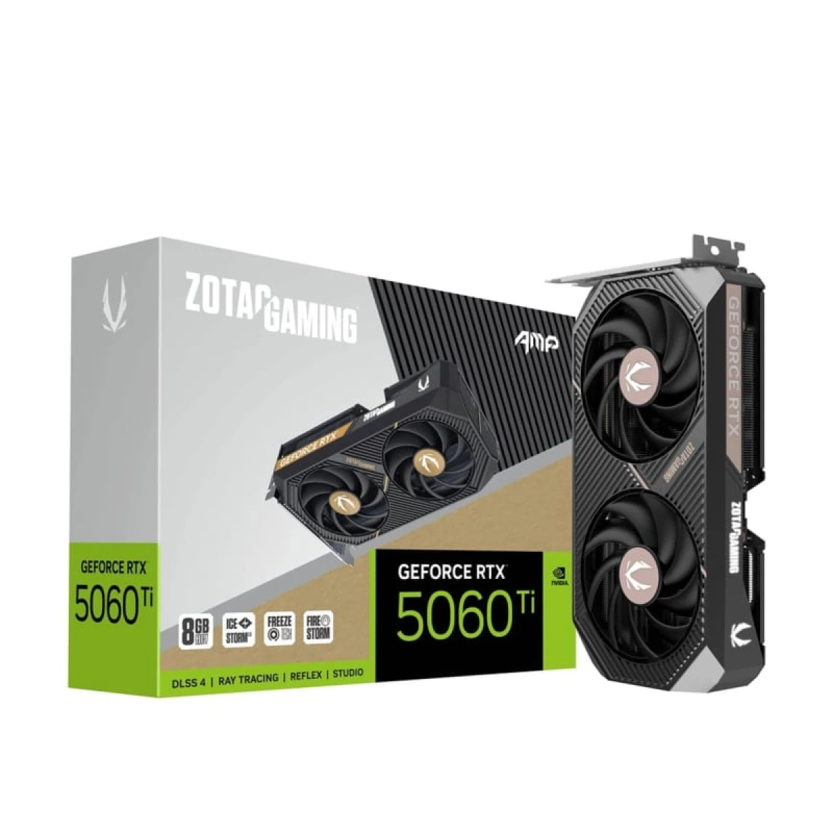 Видеокарта Zotac GeForce RTX 5060 Ti 8GB AMP (ZT-B50610F-10M)