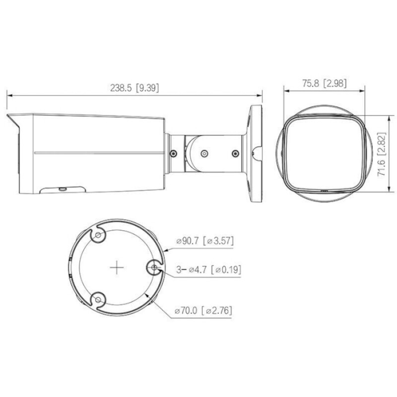 IP-відеокамера Dahua DH-IPC-HFW2449T-AS-IL-BE (3.6 мм) - фото 3 IP-відеокамера Dahua DH-IPC-HFW2449T-AS-IL-BE (3.6 мм) - фото 3