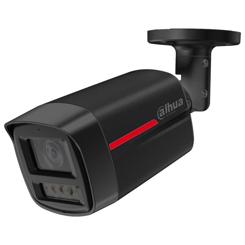 8 МП WizColor Dahua відеокамера з мікрофоном чорного кольору DH-IPC-HFW2849TL-S-PRO-BE (2.8мм)