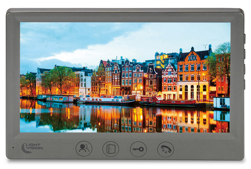 Відеодомофон 7" Light Vision AMSTERDAM FHD Grey