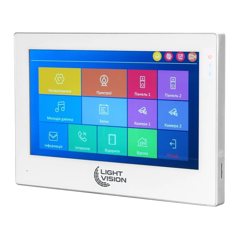 Видеодомофон 7" WiFi Tuya Light Vision SINGAPORE FHD White - фото 1 Видеодомофон 7" WiFi Tuya Light Vision SINGAPORE FHD White - фото 1
