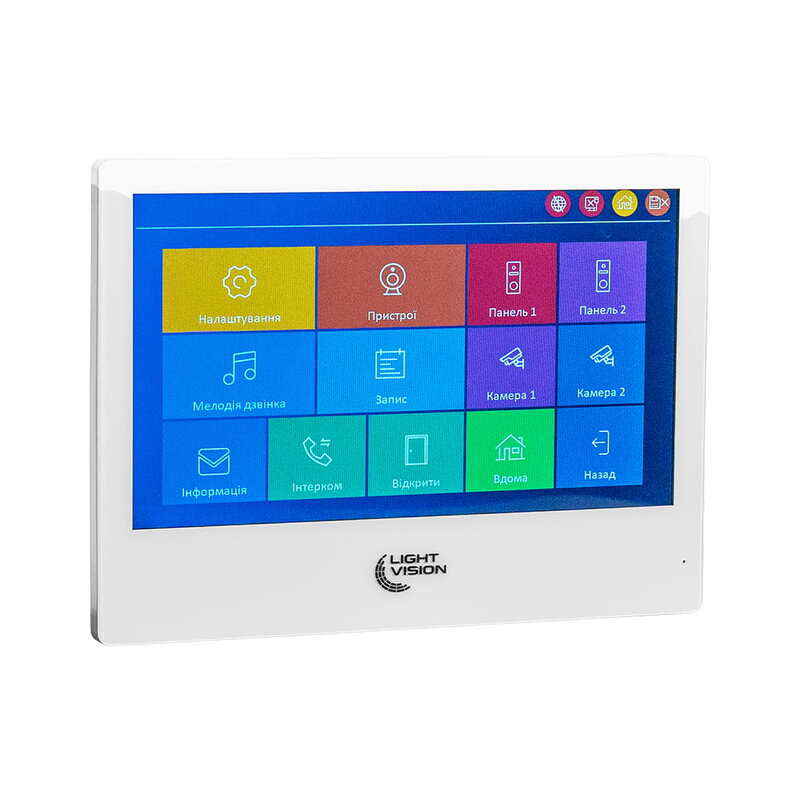 Видеодомофон 7" WiFi Tuya Light Vision SINGAPORE FHD White - фото 2 Видеодомофон 7" WiFi Tuya Light Vision SINGAPORE FHD White - фото 2