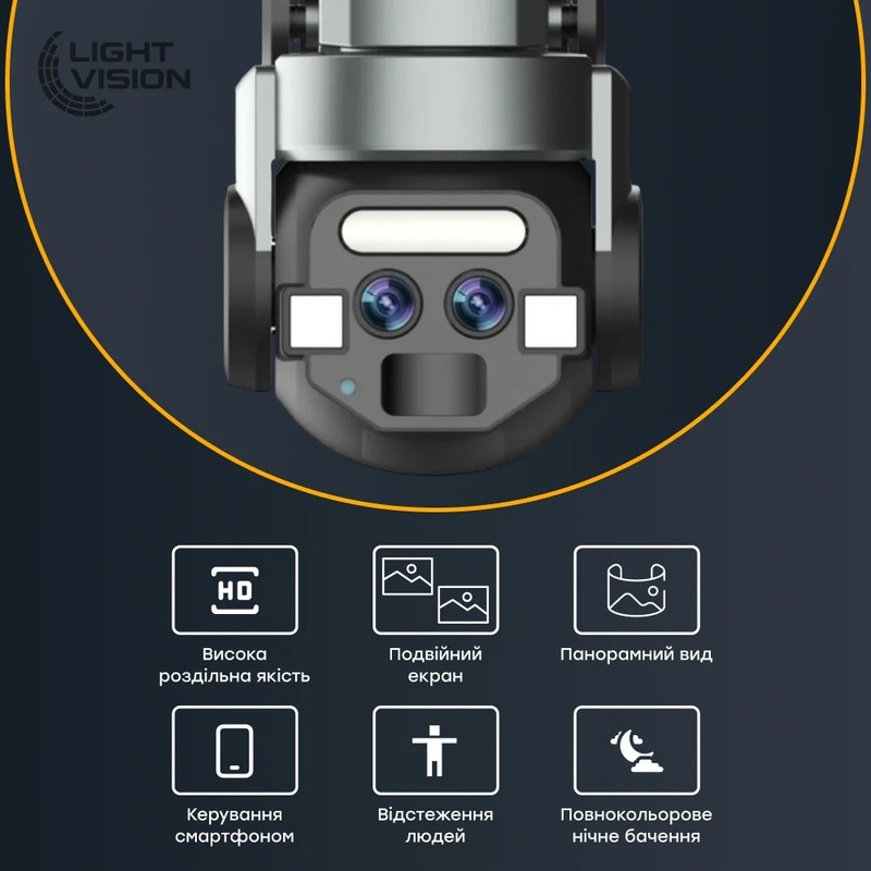 IP-видеокамера Light Vision VLC-9648WI10ZL f=4+8mm - фото 4