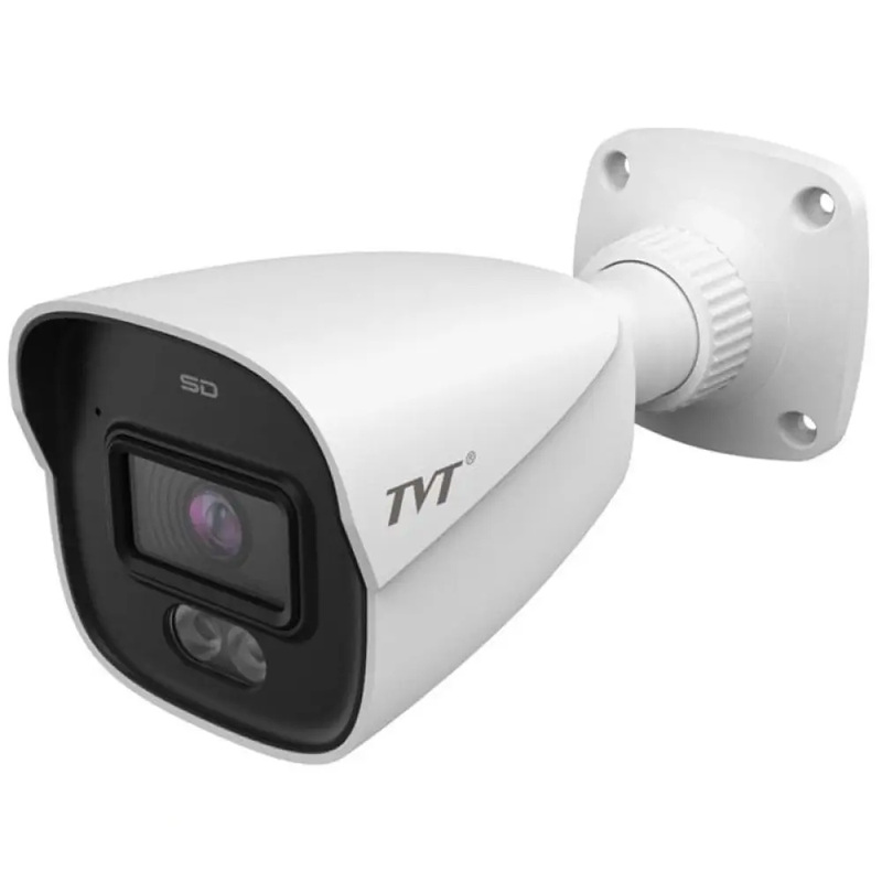IP-відеокамера 4Mp TVT TD-9441S4L-A(D/PE/AW1) White f=2.8mm, ІЧ+LED-підсвічування, з мікрофоном