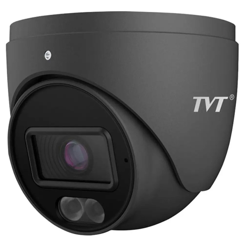 IP-відеокамера 4Mp TVT TD-9544S4L-A(D/PE/AW2) Black f=2.8mm, ІЧ+LED-підсвічування, з мікрофоном
