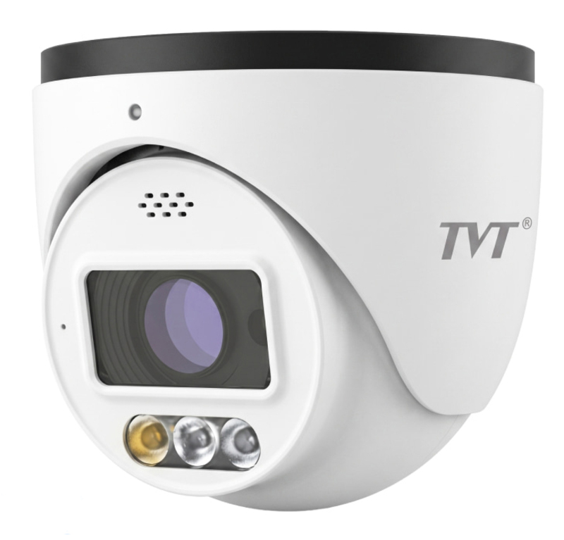 IP-відеокамера 6Mp TVT TD-9565S4-PA(D/PE/AW3) White f=2.8mm, ІЧ+LED-підсвічування, з мікрофоном