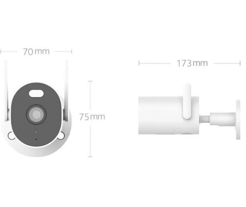 IP-камера внешняя Xiaomi Outdoor Camera AW300 2K 1296P Global (MBC20), White - фото 1 IP-камера внешняя Xiaomi Outdoor Camera AW300 2K 1296P Global (MBC20), White - фото 1