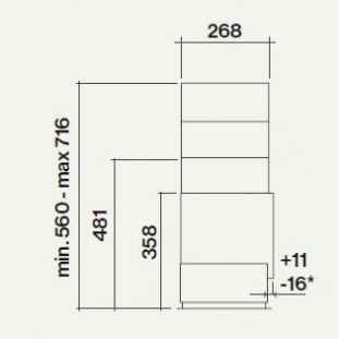 Вбудована витяжка Falmec Gruppo Incasso E-ION 50 450 Stain Steel (CGXW50.E0P6#ZZZI441F) - фото 2