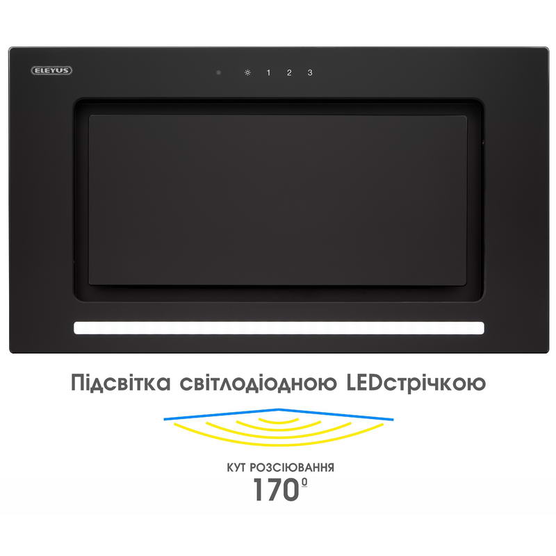Вбудована витяжка ELEYUS INTEGRA 800 LED 52 BL - фото 4
