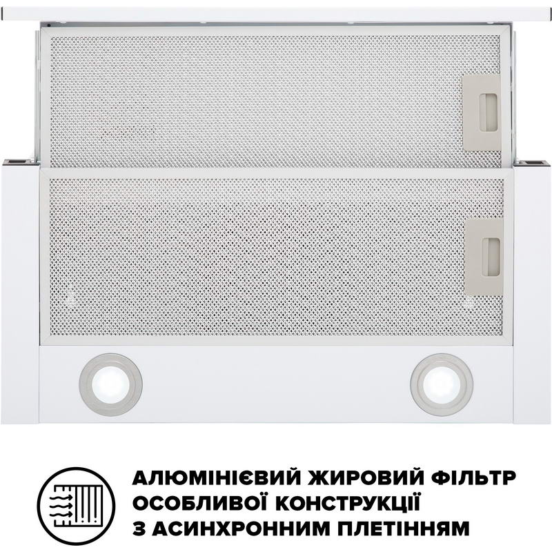 Вбудована витяжка Interline DELI X/S A/60/2/T - фото 1