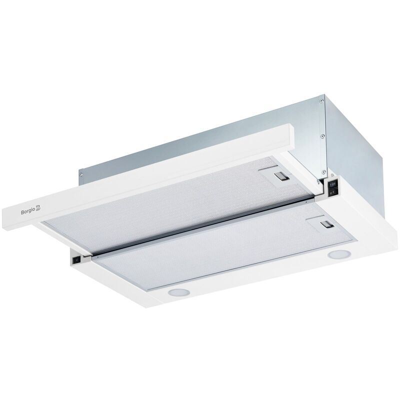 Встраиваемая вытяжка телескопическая Borgio TLF (TR) 1100 60 White - фото 1