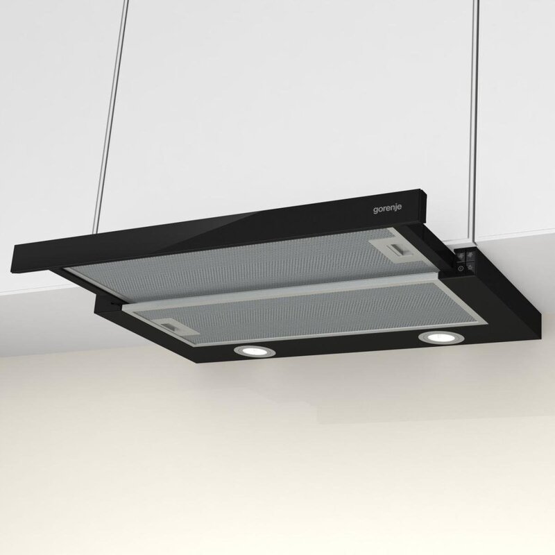 Вбудована витяжка телескопічна Gorenje TH62E4BG Europe - фото 2 Вбудована витяжка телескопічна Gorenje TH62E4BG Europe - фото 2