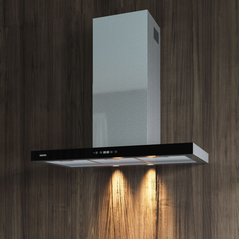 Вытяжка ELEYUS ONIX 1200 LED 90 IS+BL - фото 4