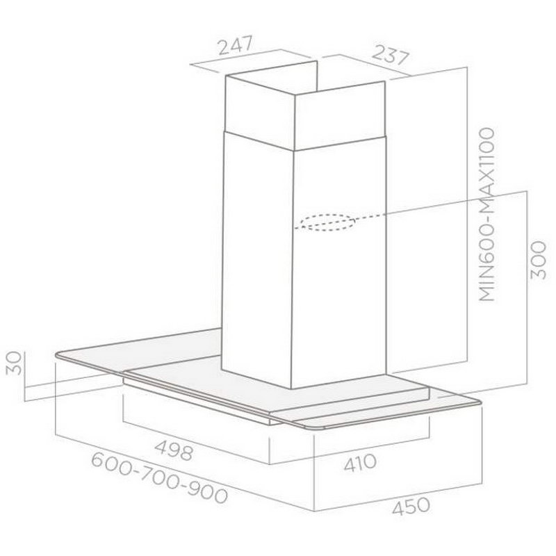 Витяжка Elica FLAT GLASS IX/A/60 - фото 2