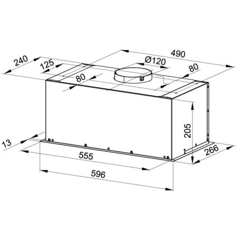 Вытяжка встраиваемая MPM-60-OW-01N - фото 1 Вытяжка встраиваемая MPM-60-OW-01N - фото 1