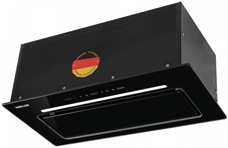 Вбудована витяжка Weilor LUMINA WBG 68 BLACK - фото 1