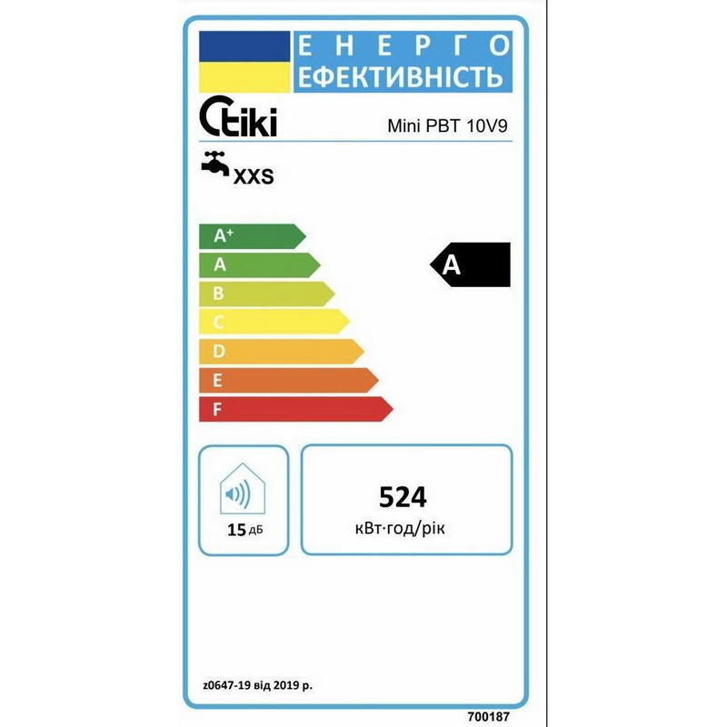 Бойлер TIKI Mini PBT 10V9 (700187) - фото 1