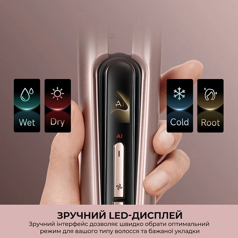 Выравниватель волос Dreame Aero Straight Pro Rosy Purple (AMS02A-RP) Europe - фото 4