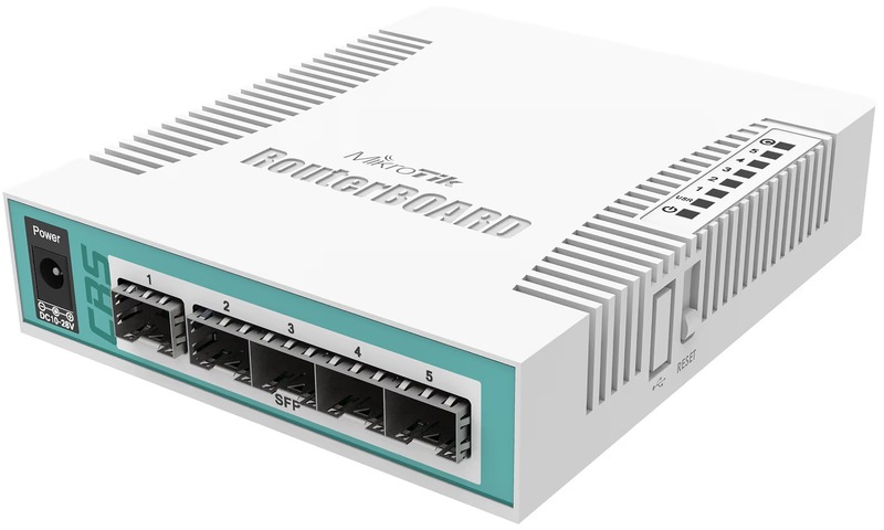 Комутатор локальної мережі (Switch) MikroTik CRS106-1C-5S