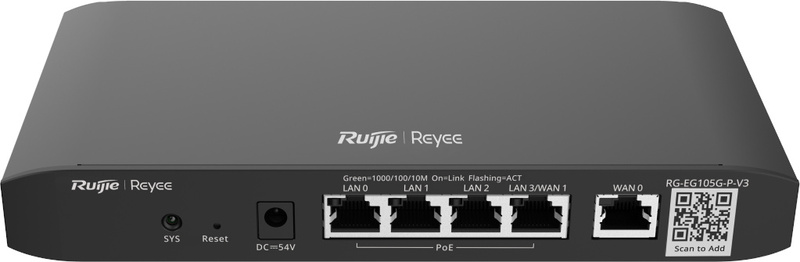 Маршрутизатор Ruijie Reyee RG-EG105G-P-V3