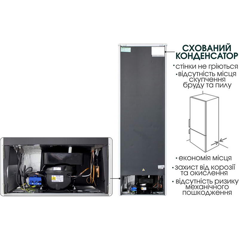 Холодильник PRIME Technics RFS 1835 MX - фото 2